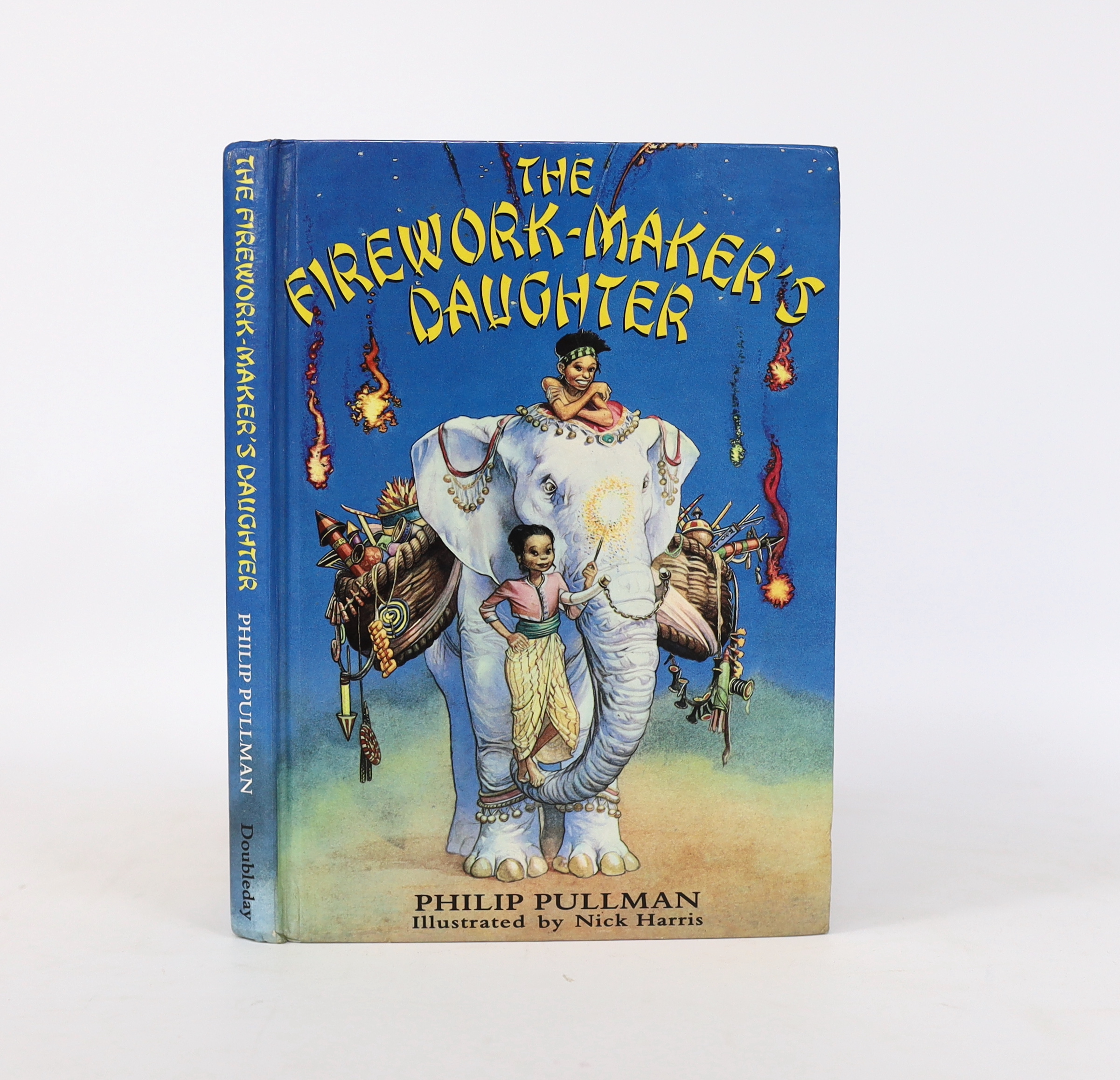 Pullman, Philip - The Firework-Maker’s Daughter, 1st edition, signed by the author on half title, illustrations by Nick Harris, original pictorial boards, in pristine condition, Doubleday, London, etc., 1995